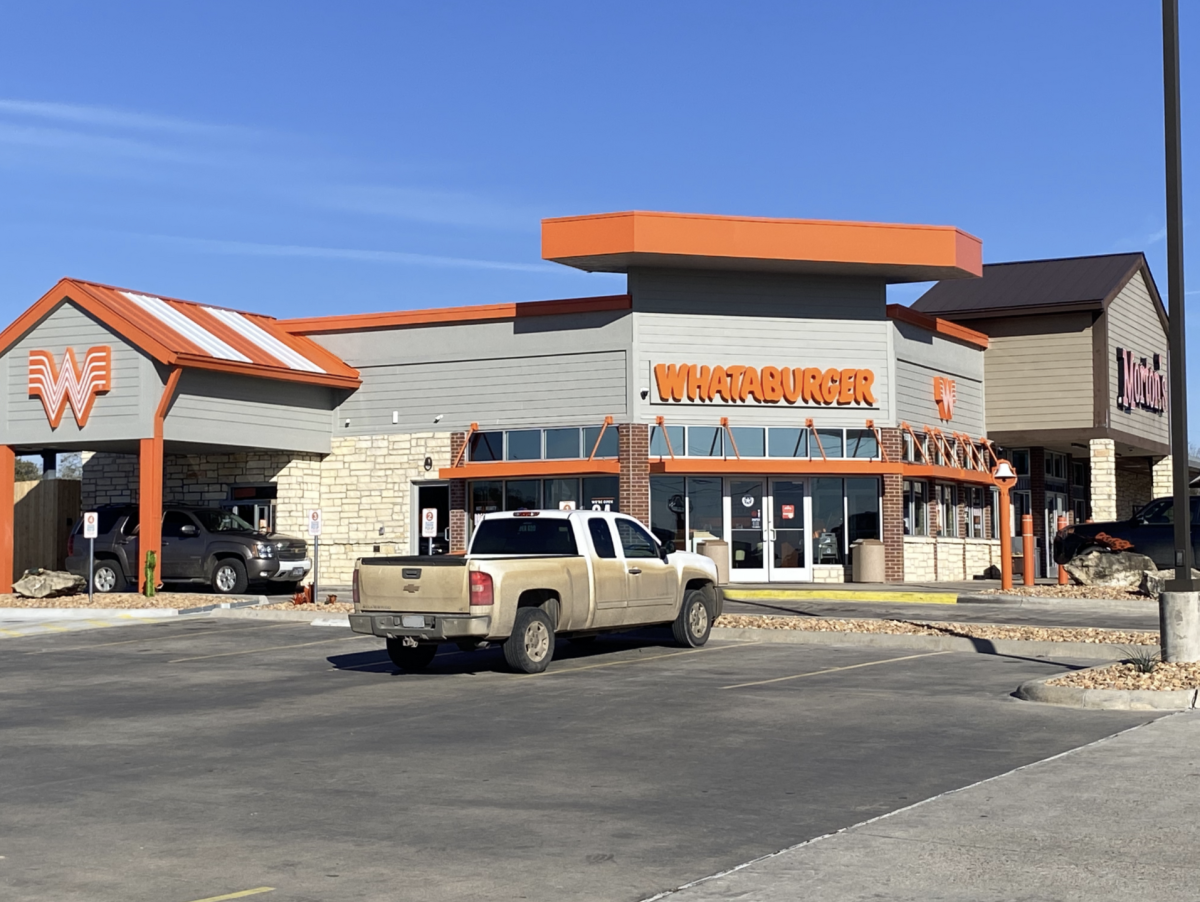 Featured above is the newly located Whataburger, attached to Morton's.